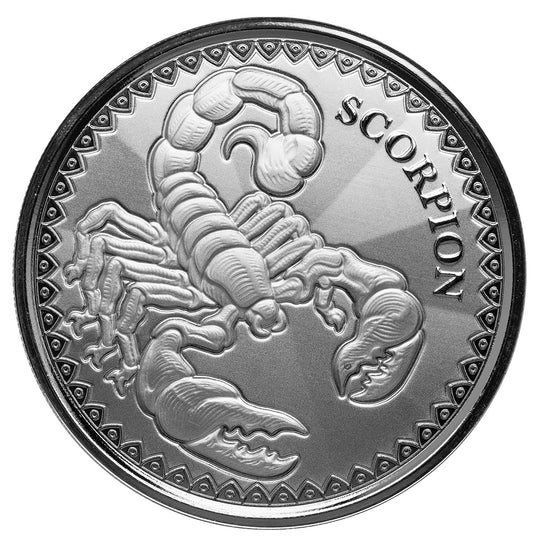 Scottsdale Mint 2022 Chad Scorpion 1 oz Silver Coin (BU)
