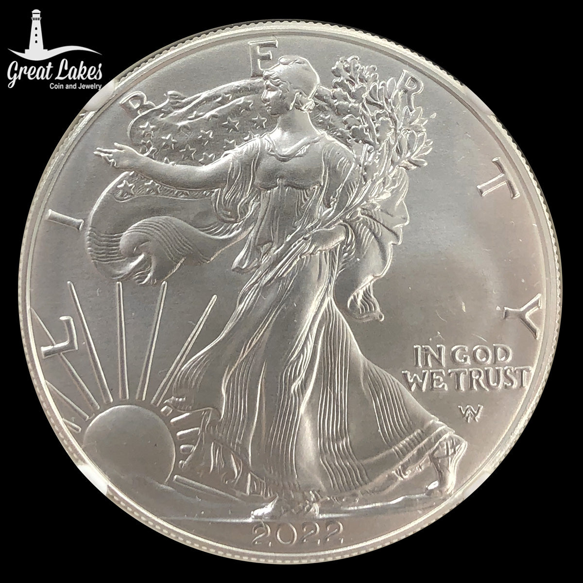 2022 $1 American Silver Eagle NGC MS70 Early Release