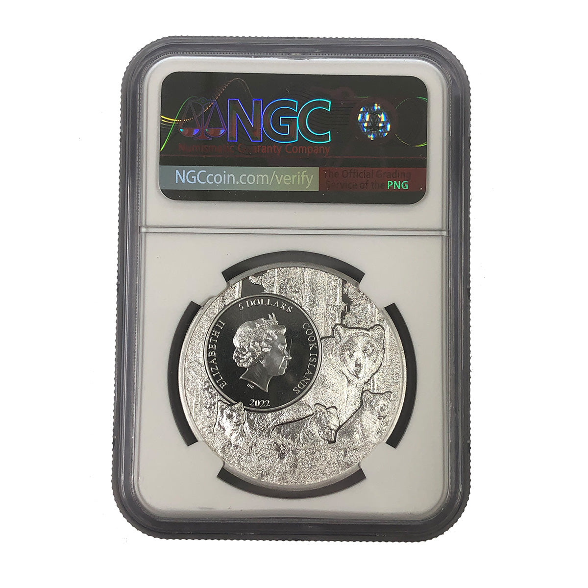 2022 Cook Island 1 oz Silver Nebraska Meadowlark NGC MS70
