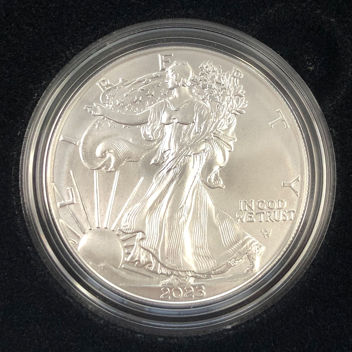 2023-W 1 oz American Silver Eagle (With Box &amp; CoA)