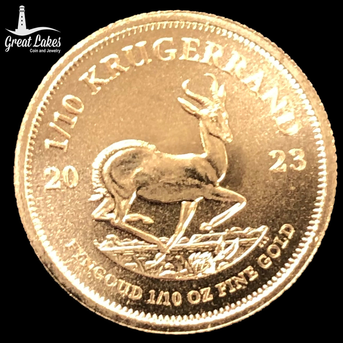 2023 South African 1/10 oz Gold Krugerrand (Secondary Market)