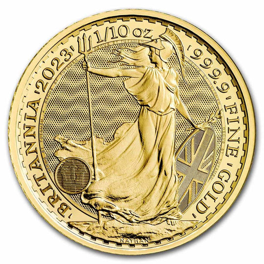 2023 British 1/10 oz Gold Britannia (BU) (Type 2) | MI