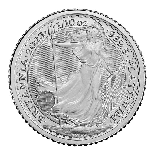 2023 British 1/10 oz Platinum Britannia (BU)