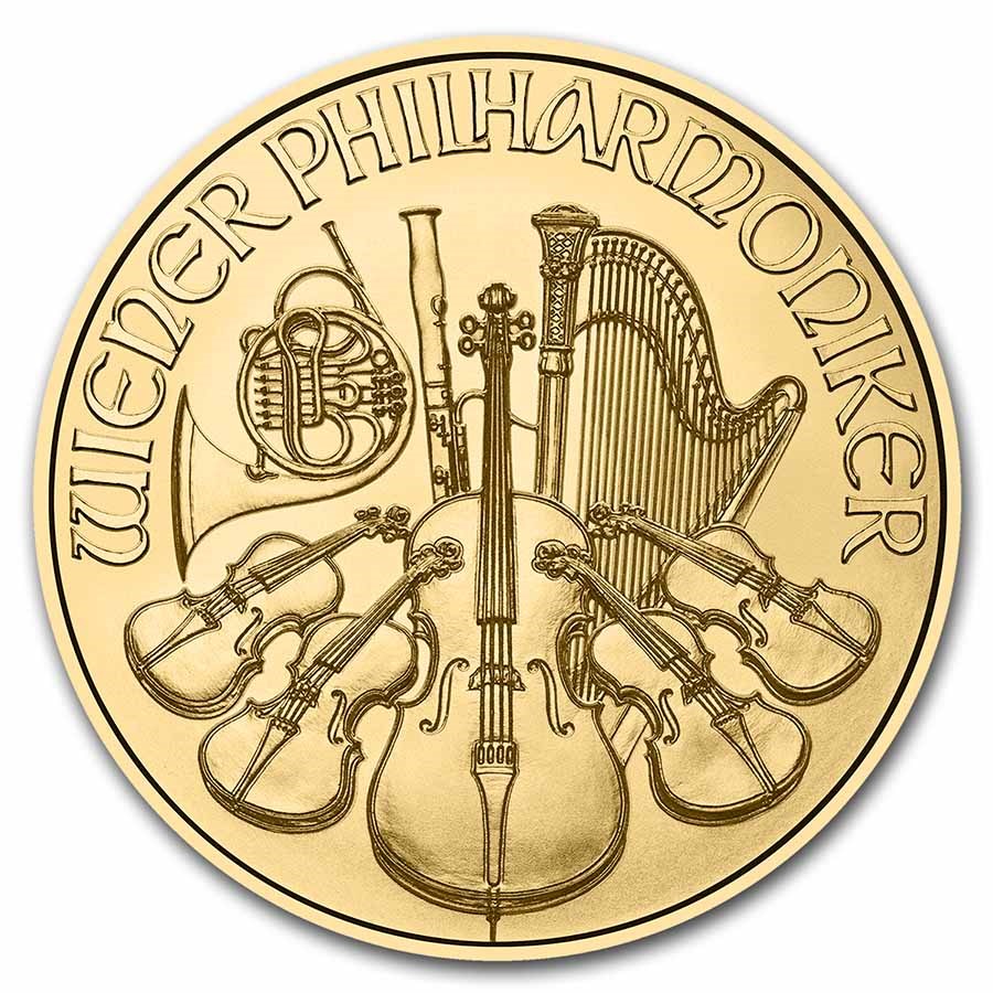2023 Austrian 1/4 oz Gold Philharmonic (BU)