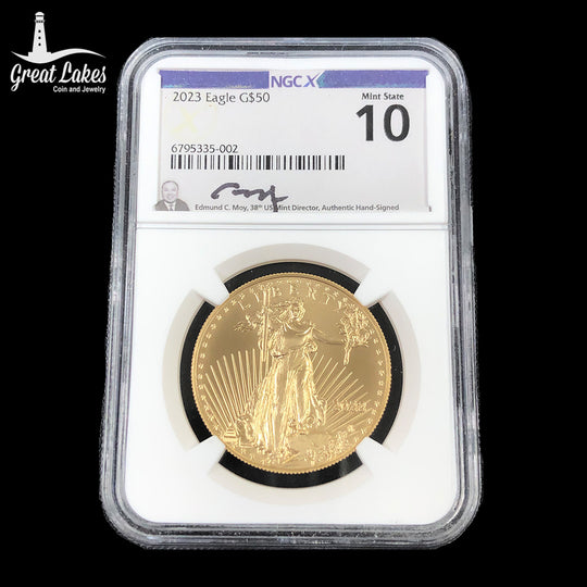 2023 1 oz American Gold Eagle NGCX MS10