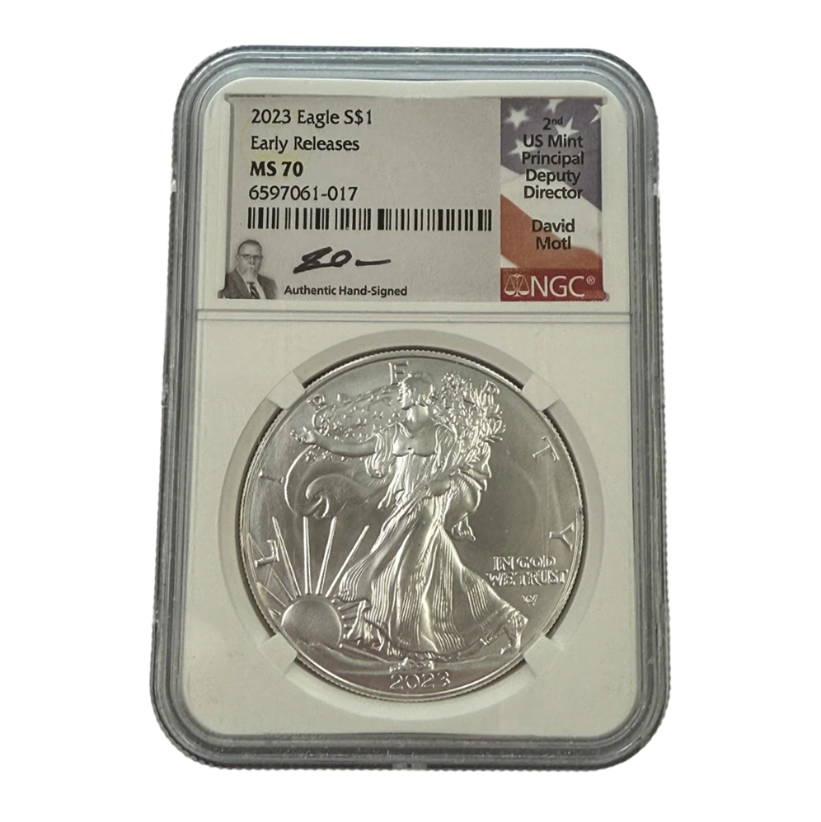 2023 1 oz American Silver Eagle NGC MS70 Early Release