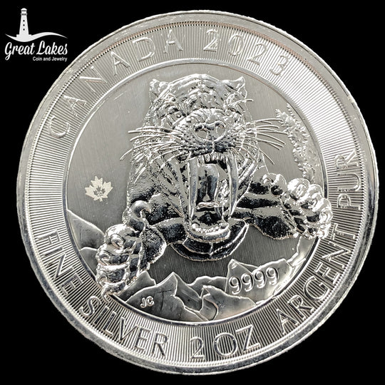 2023 Canadian 2 oz Silver Sabre Tooth Tigers (Secondary Market)