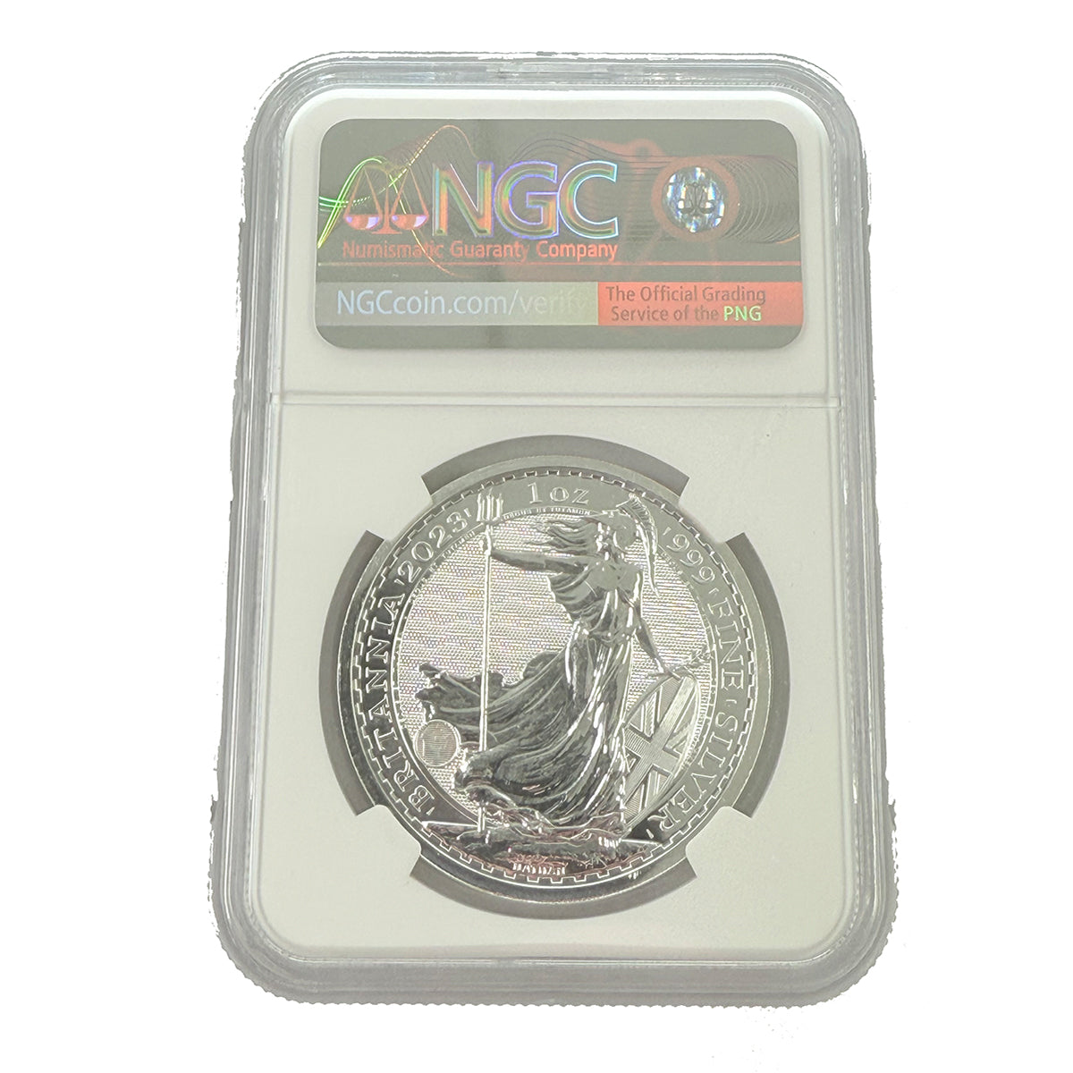 2023 British £2 1 oz Silver Britannia NGC MS69