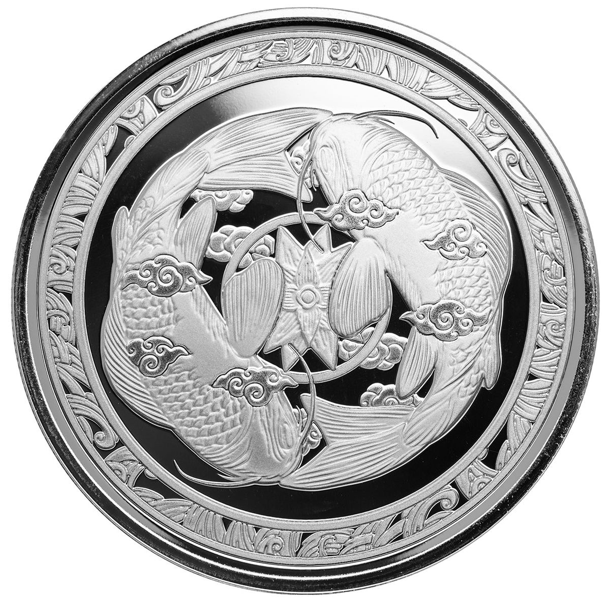 Scottsdale Mint 2023 Fiji Koi Fish 1 oz Silver Coin (BU)
