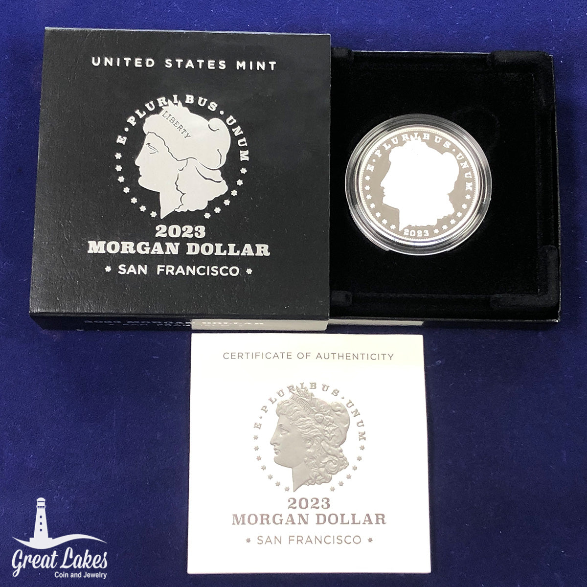 2023-S Morgan Silver Dollar (With Box & CoA)