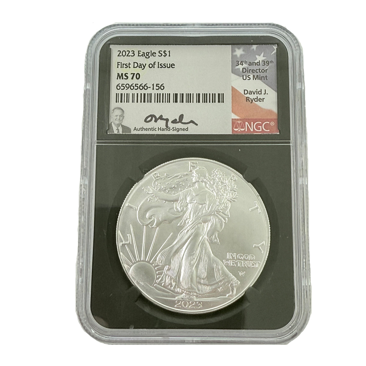 2023 1 oz American Silver Eagle NGC MS70 FDoI