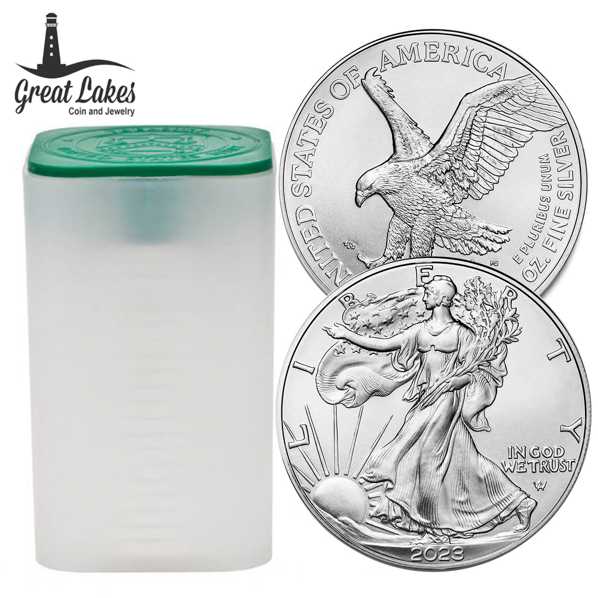2023 1 oz American Silver Eagles (Tube of 20)