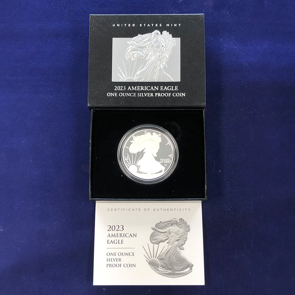 2023-W Proof 1 oz American Silver Eagle (With Box & CoA)
