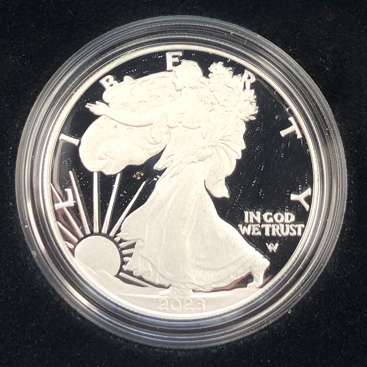 2023-W Proof 1 oz American Silver Eagle (With Box & CoA)