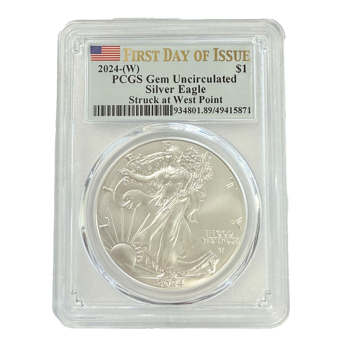 2024-W 1 oz American Silver Eagle PCGS Gem Uncirculated