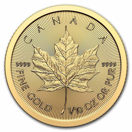2024 Canadian 1/10 oz Gold Maple (BU)