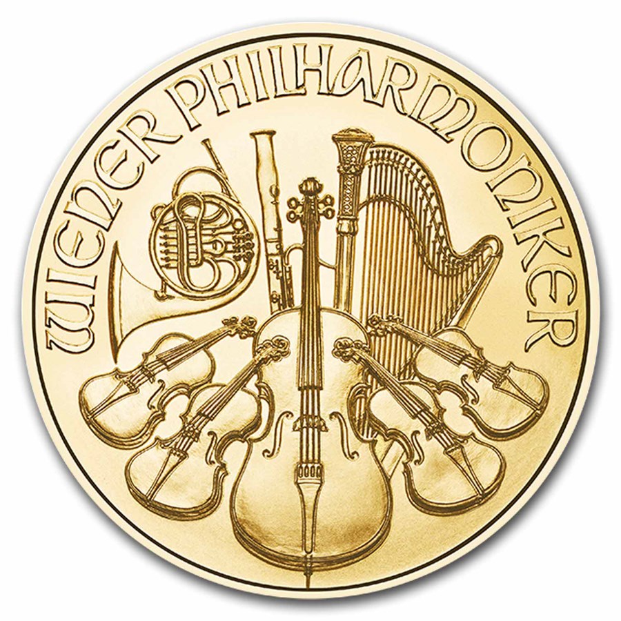 2024 Austrian 1/10 oz Gold Philharmonic (BU)