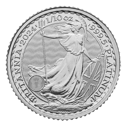 2024 British 1/10 oz Platinum Britannia (BU)