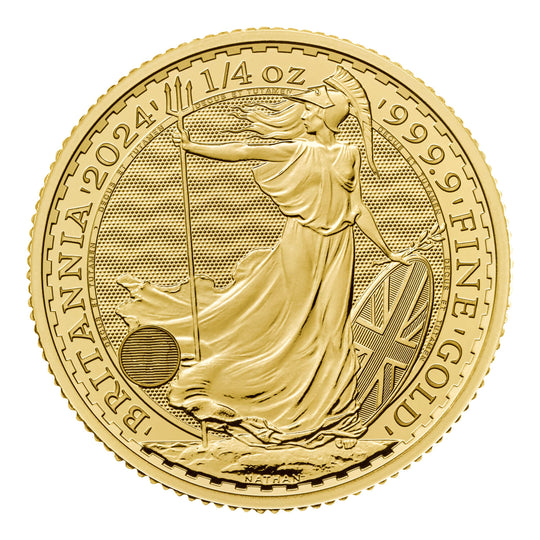 2024 British 1/4 oz Gold Britannia (BU)