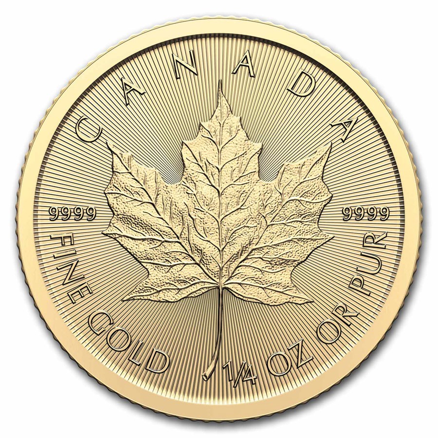 2024 Canadian 1/4 oz Gold Maple (BU)