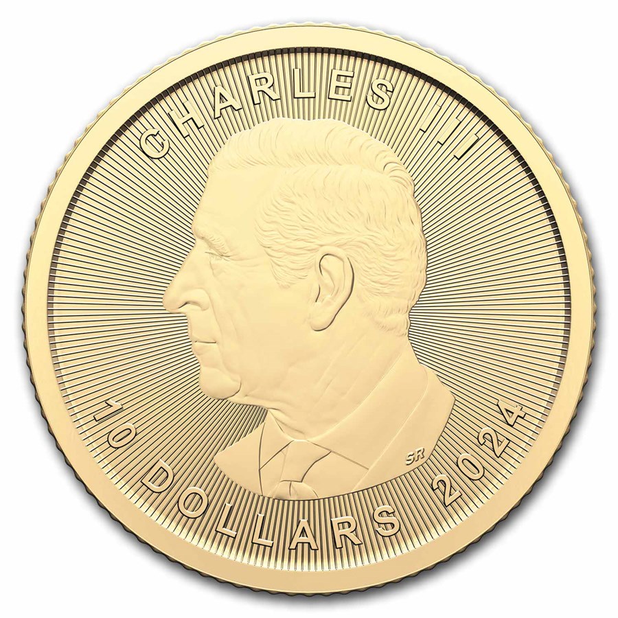 2024 Canadian 1/4 oz Gold Maple (BU)