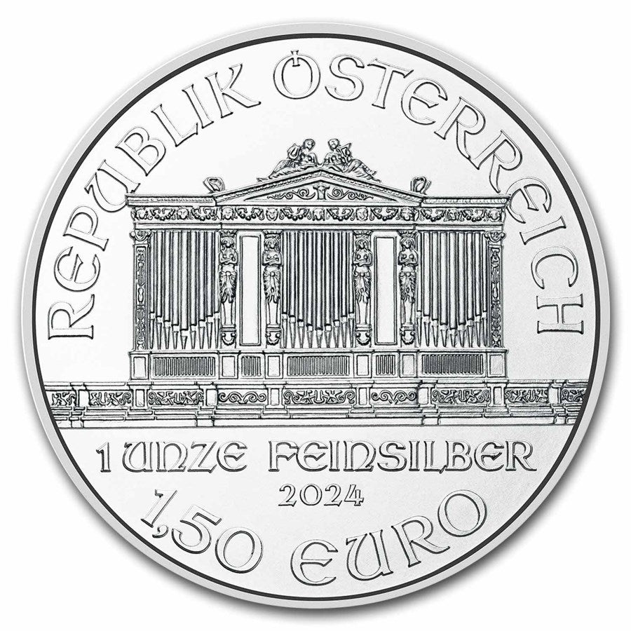 2024 Austrian 1 oz Silver Philharmonic (BU)