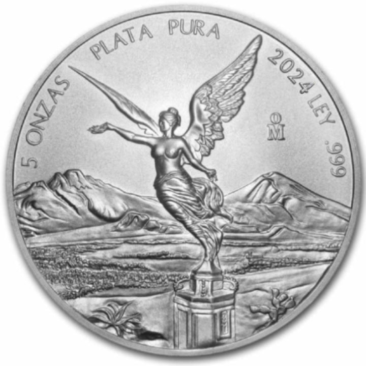 2024 Mexican 5 oz Silver Libertad (BU)