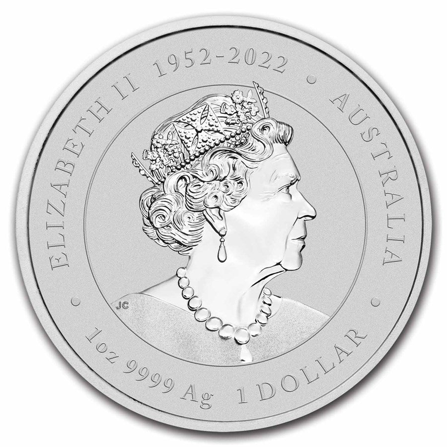 2024 Australia 1 oz Silver Lunar Dragon Coin (BU)