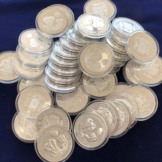 2014 Somalian 1 oz Silver Elephants (Secondary)