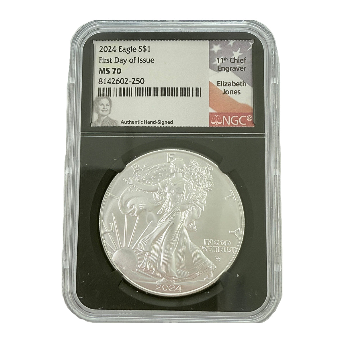 2024 1 oz American Silver Eagle NGC MS70 FDoI