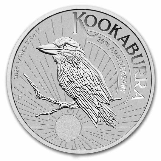 2025 Australian 1/10 oz Platinum Kookaburra (BU)