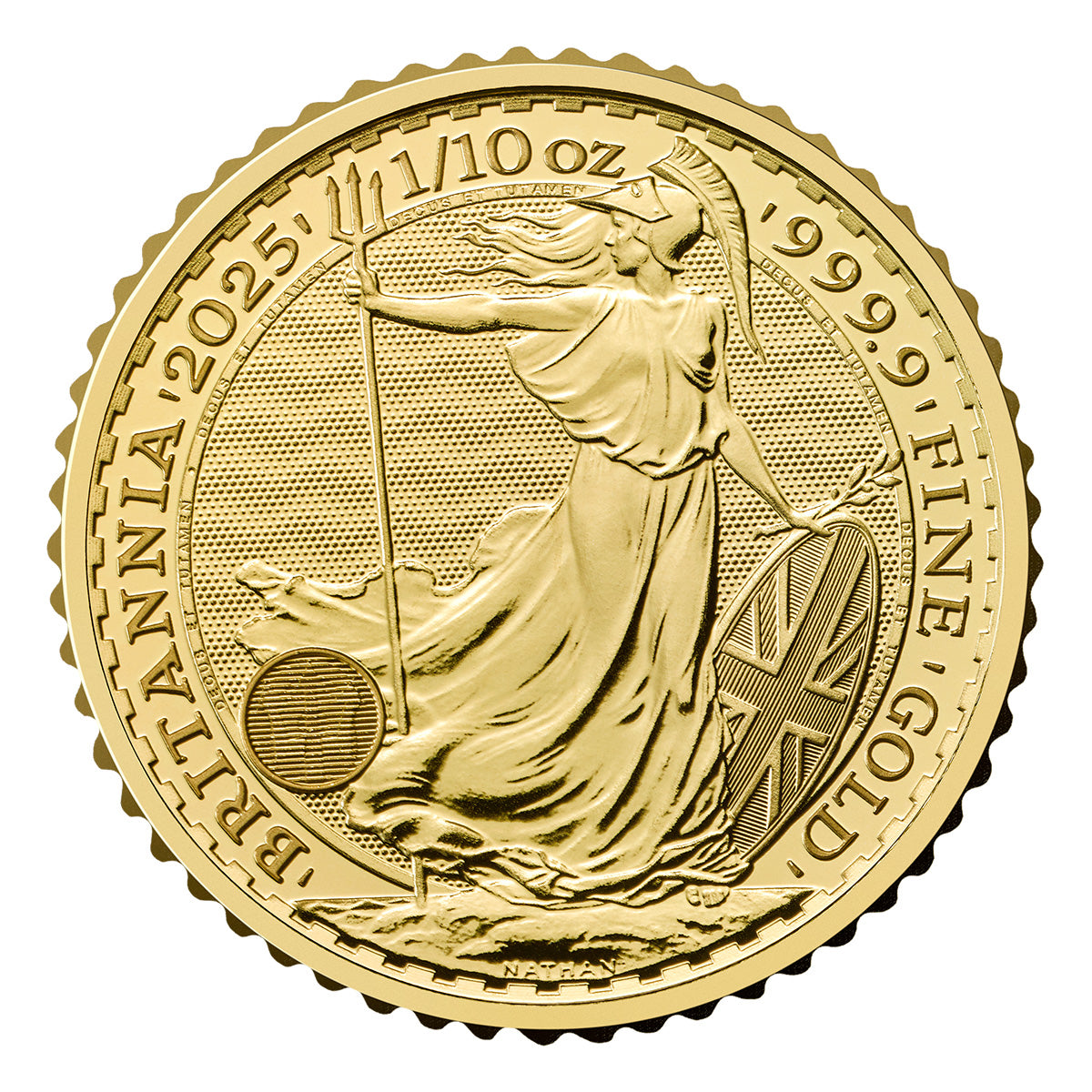 2025 British 1/10 oz Gold Britannia (BU)