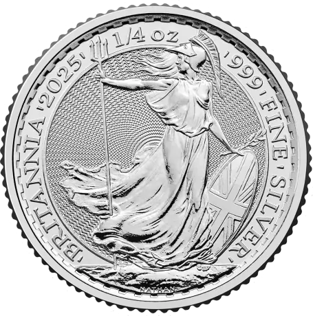 2025 British 1/4 oz Silver Britannia (BU)