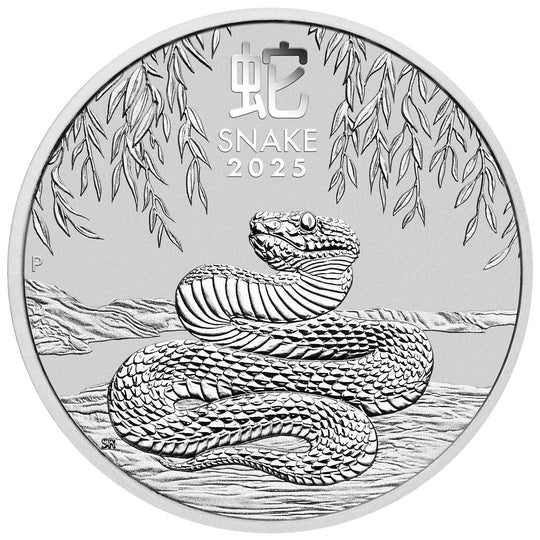 2025 Australia 1/2 oz Silver Year of the Snake (BU)