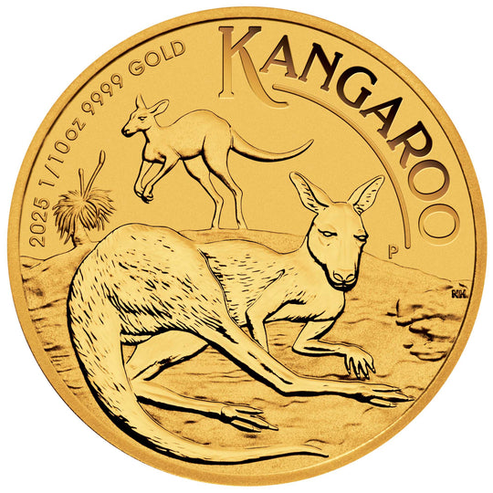 2025 Australian 1/10 oz Gold Kangaroo (BU)