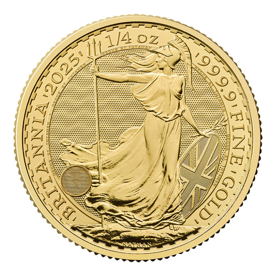 2025 British 1/4 oz Gold Britannia (BU)