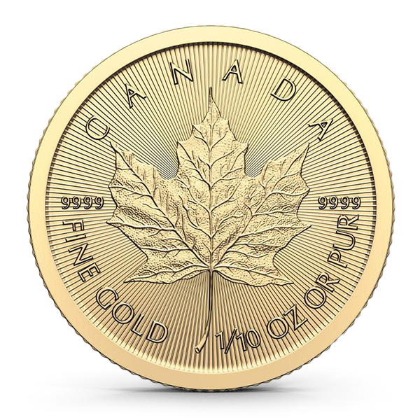 2025 Canadian 1/10 oz Gold Maple (BU)