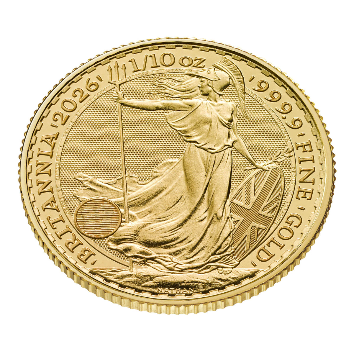 2026 British 1/10 oz Gold Britannia (BU)