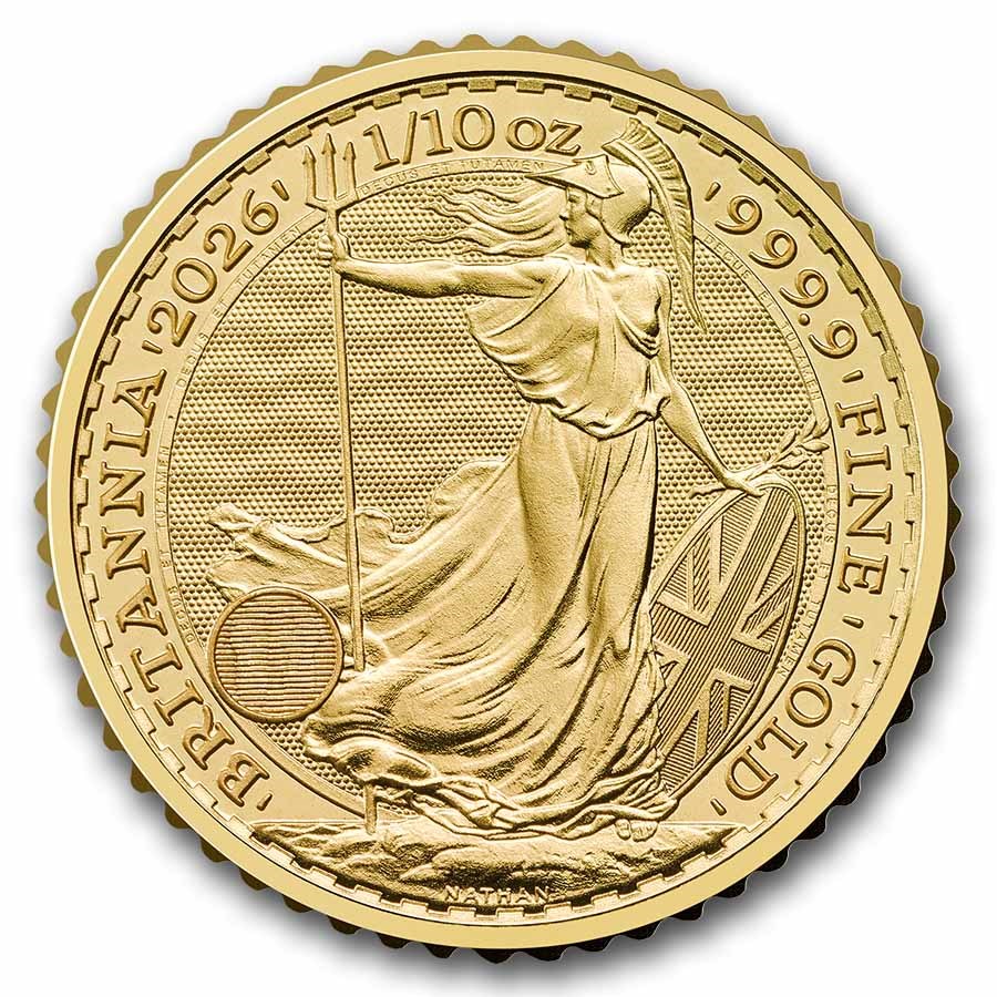 2026 British 1/10 oz Gold Britannia (BU)