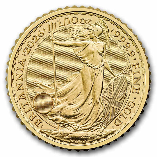 2026 British 1/10 oz Gold Britannia (BU)