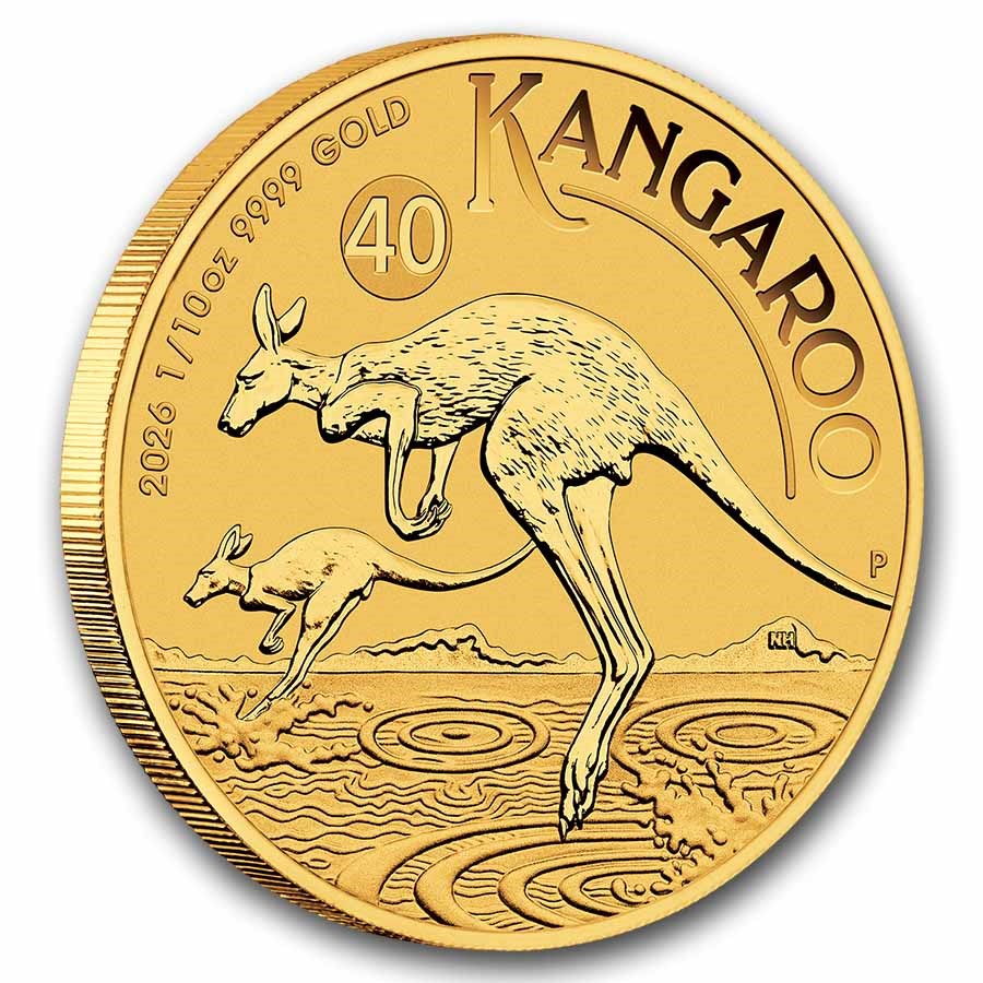 2026 Australian 1/10 oz Gold Kangaroo (BU)