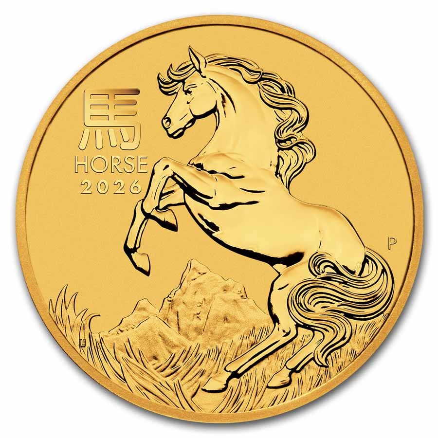 2026 Australia 1/10 oz Gold Year of the Horse (BU)
