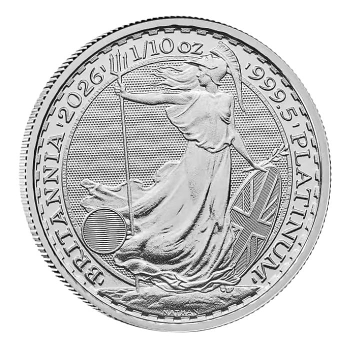 2026 British 1/10 oz Platinum Britannia (BU)