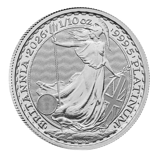 2026 British 1/10 oz Platinum Britannia (BU)