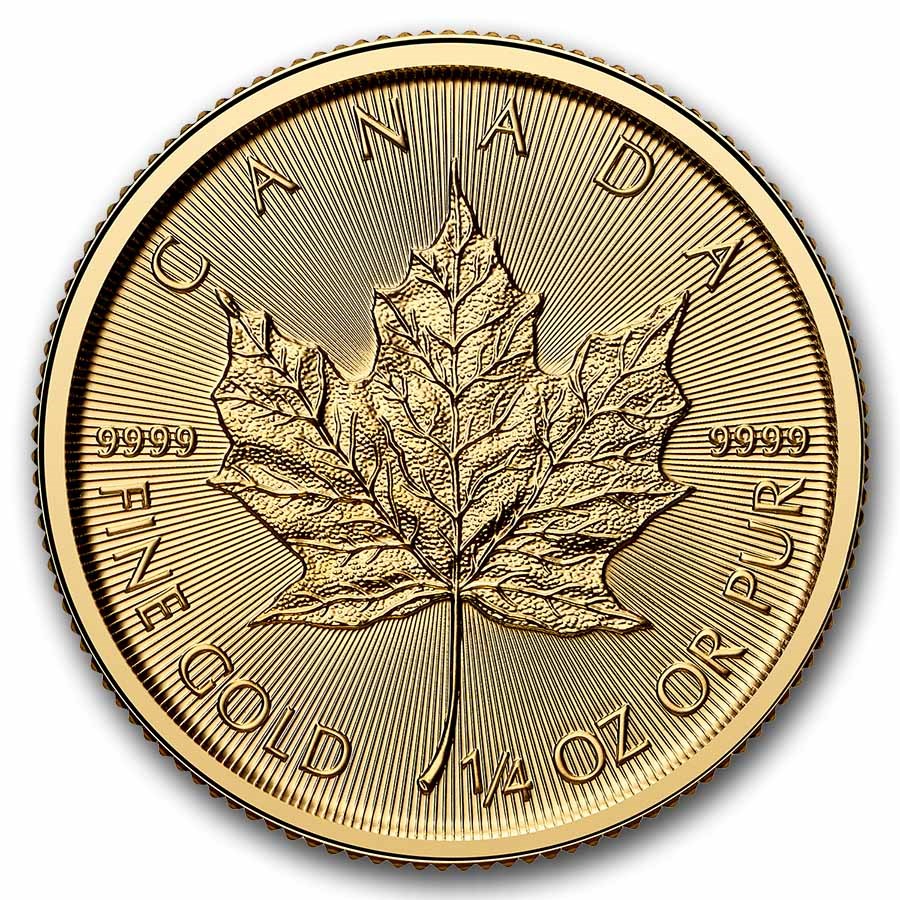 2026 Canadian 1/4 oz Gold Maple (BU)