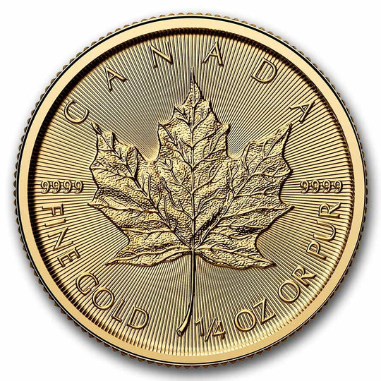 2026 Canadian 1/4 oz Gold Maple (BU)