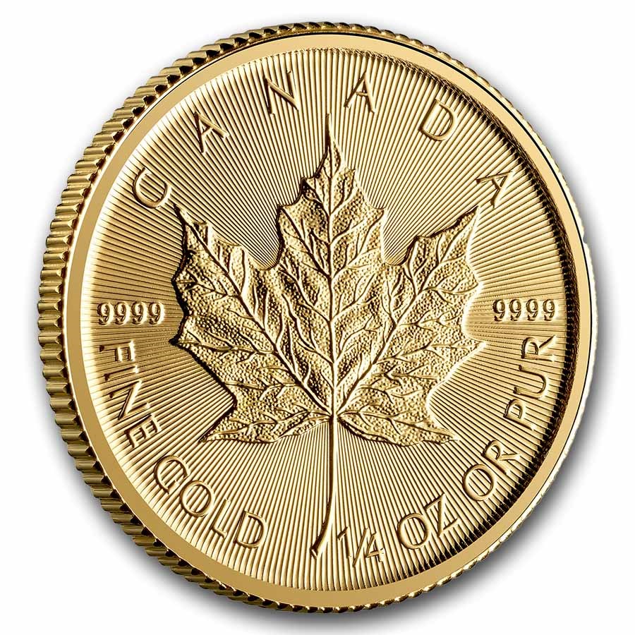 2026 Canadian 1/4 oz Gold Maple (BU)