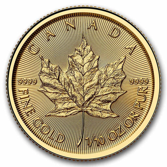 2026 Canada 1/10 oz Gold Maple (BU)