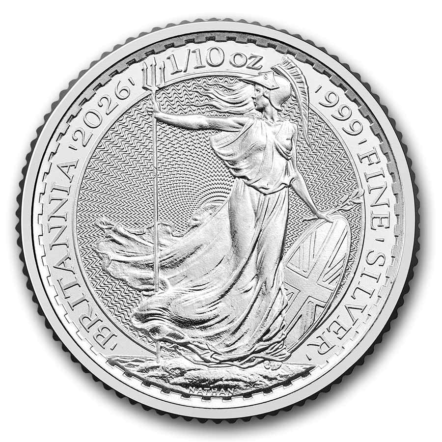 2026 British 1/10 oz Silver Britannia (BU)