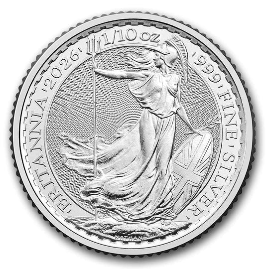 2026 British 1/10 oz Silver Britannia (BU)